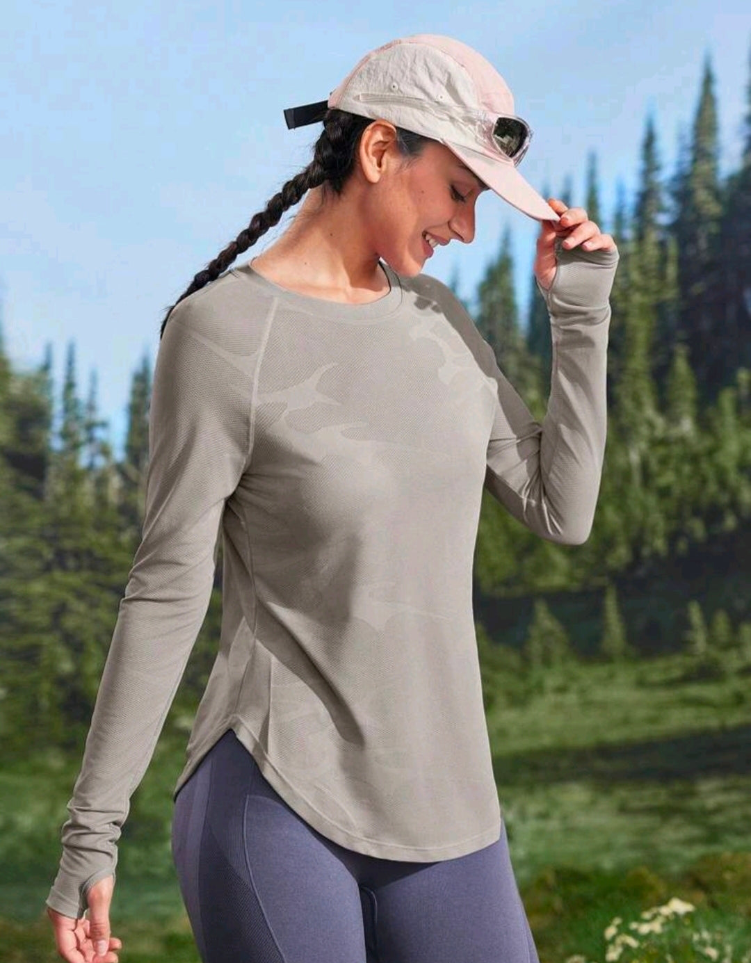 C154 Camisa manga larga gris
