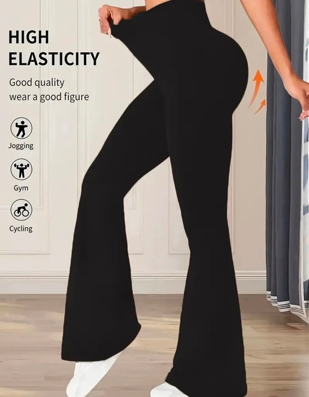 L180 Leggings yoga negros
