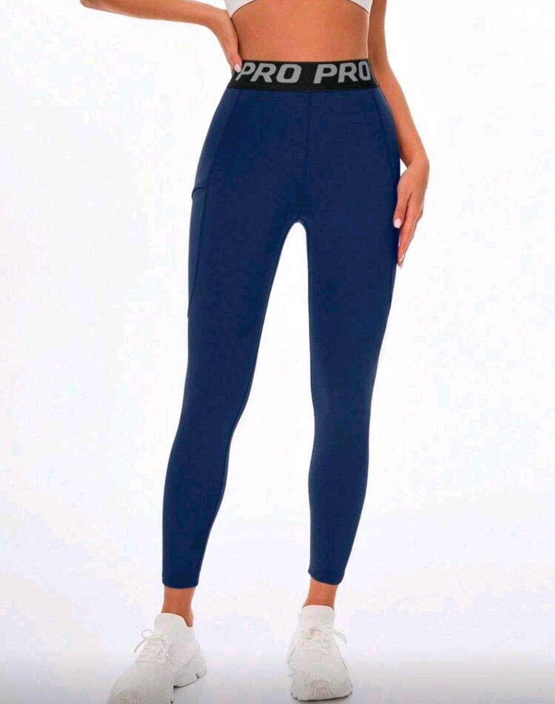L187 Legging azul con PRO en cintura