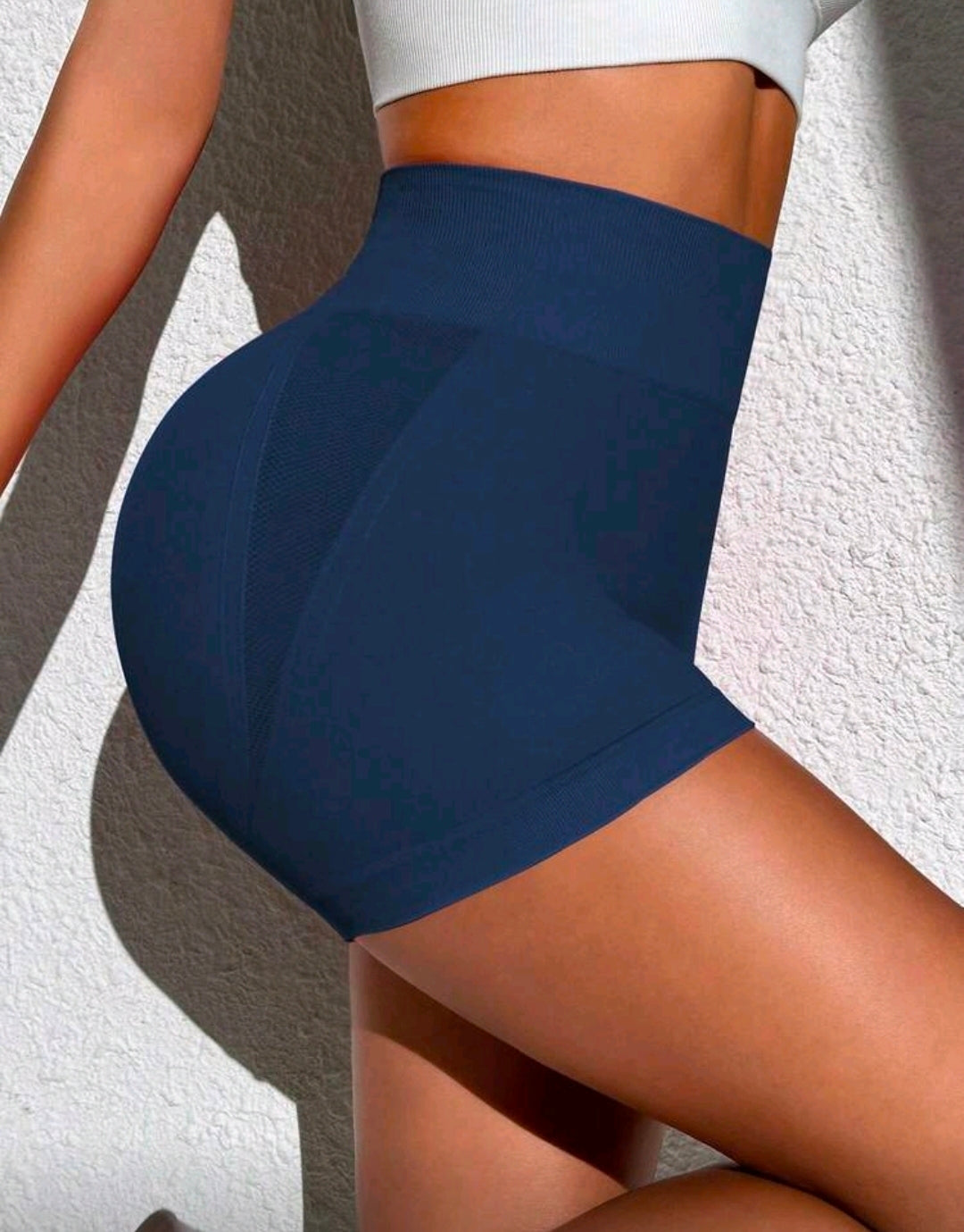 S143 Short azul plain