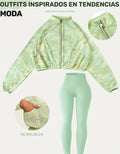 SS161 Conjunto verde de 2 piezas (jacket + legging)