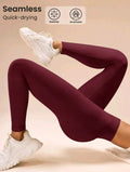 L141 Legging rojo vino levanta glúteos