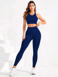 SS110 Conjunto azul navy sport bra + legging
