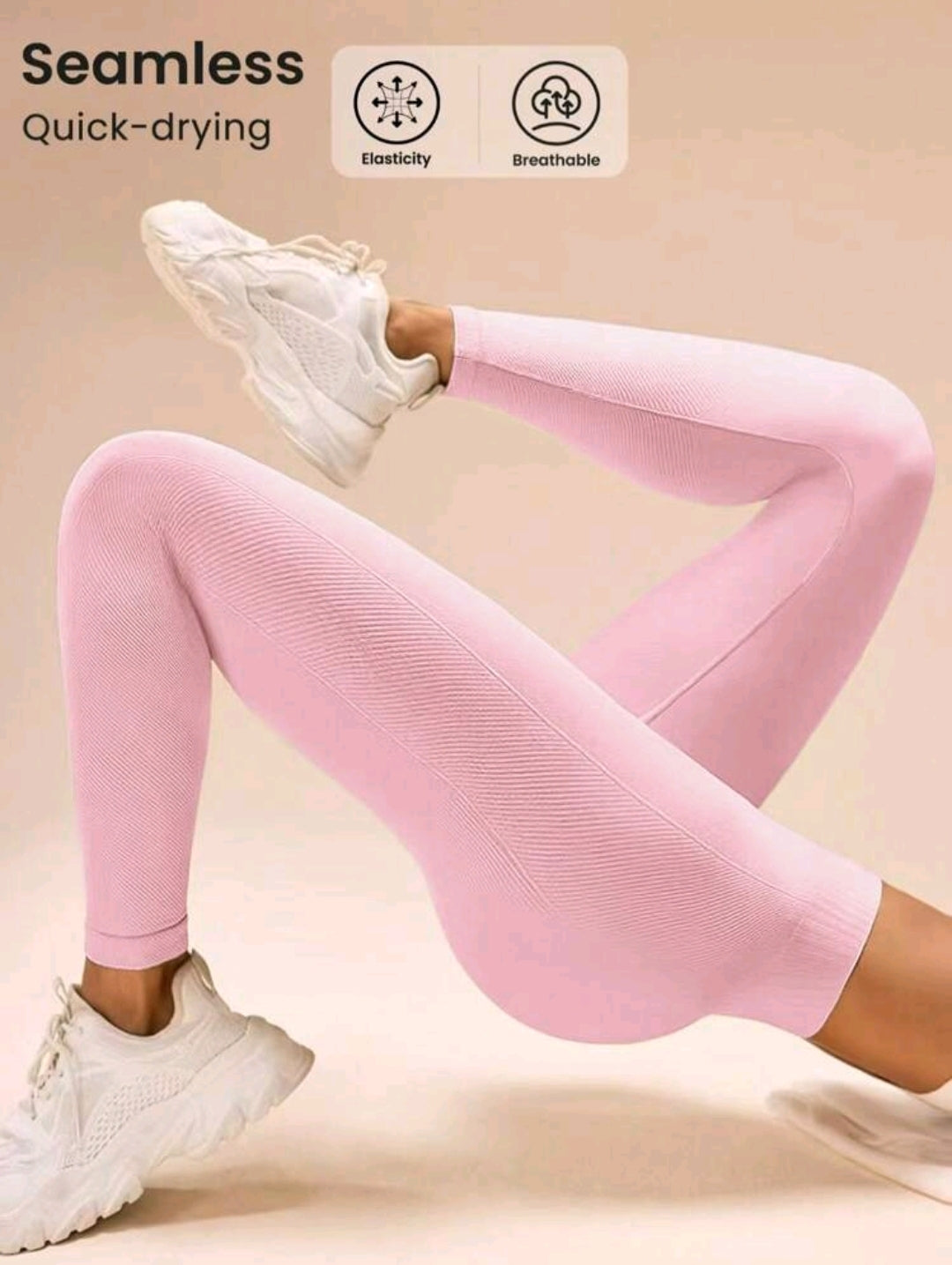 L138 Legging rosado levanta glúteos