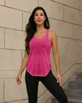 C124 Camisa transparente rosada