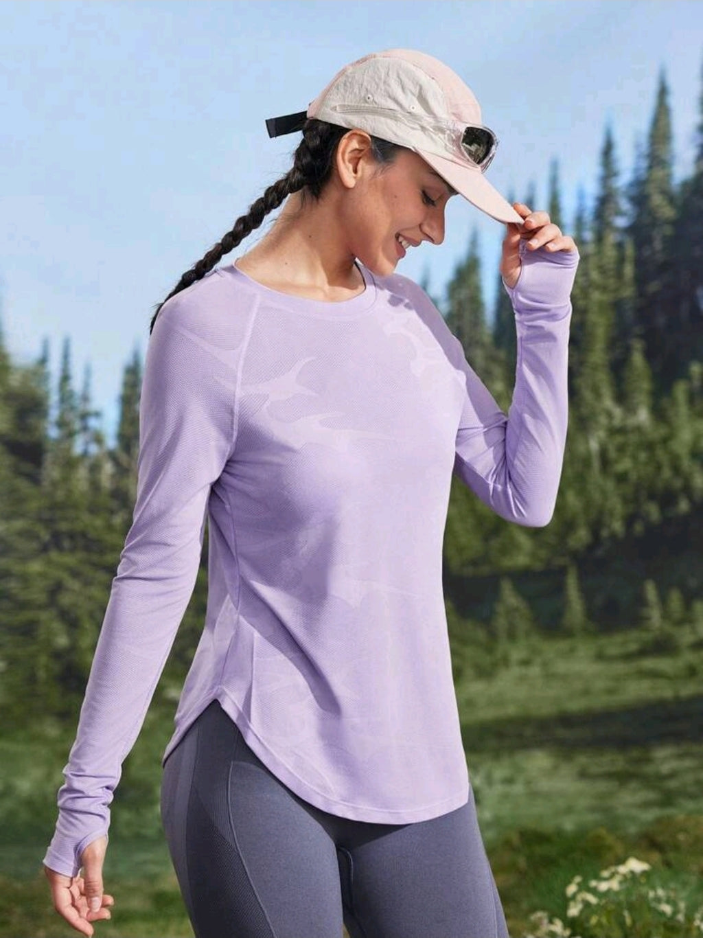 C155 Camisa manga larga lila