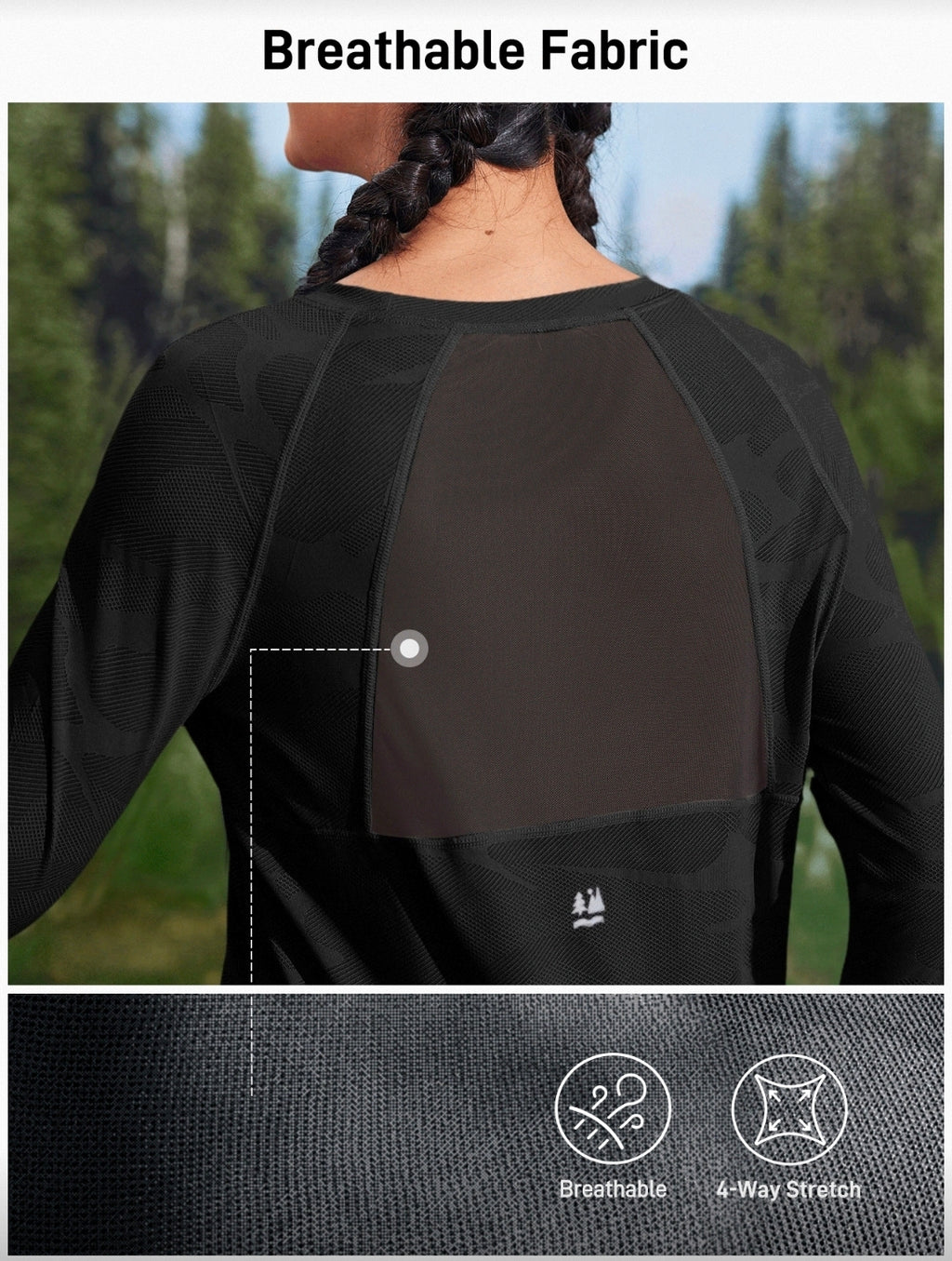 C150 Camisa manga larga negra