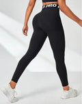 L171 Legging negro con letras PRO