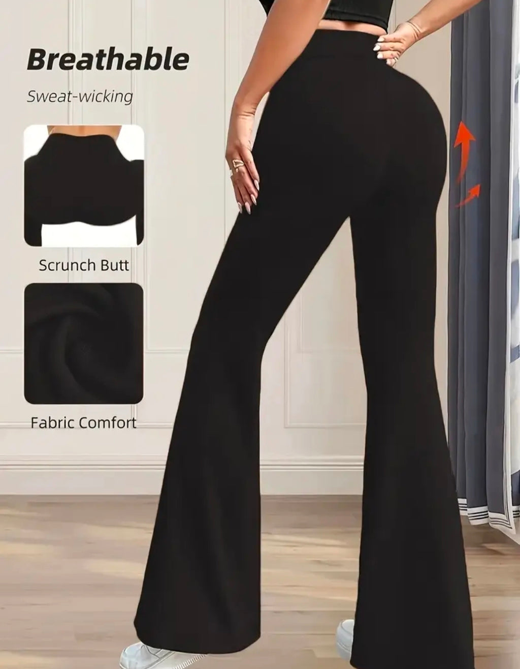 L180 Leggings yoga negros