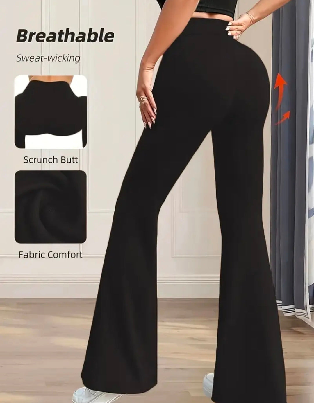 L180 Leggings yoga negros