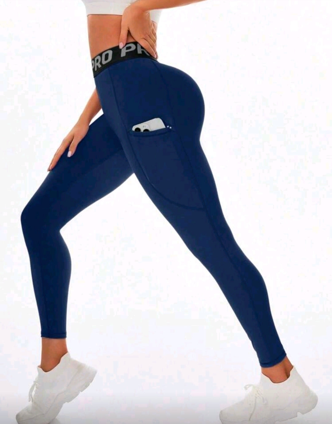 L187 Legging azul con PRO en cintura
