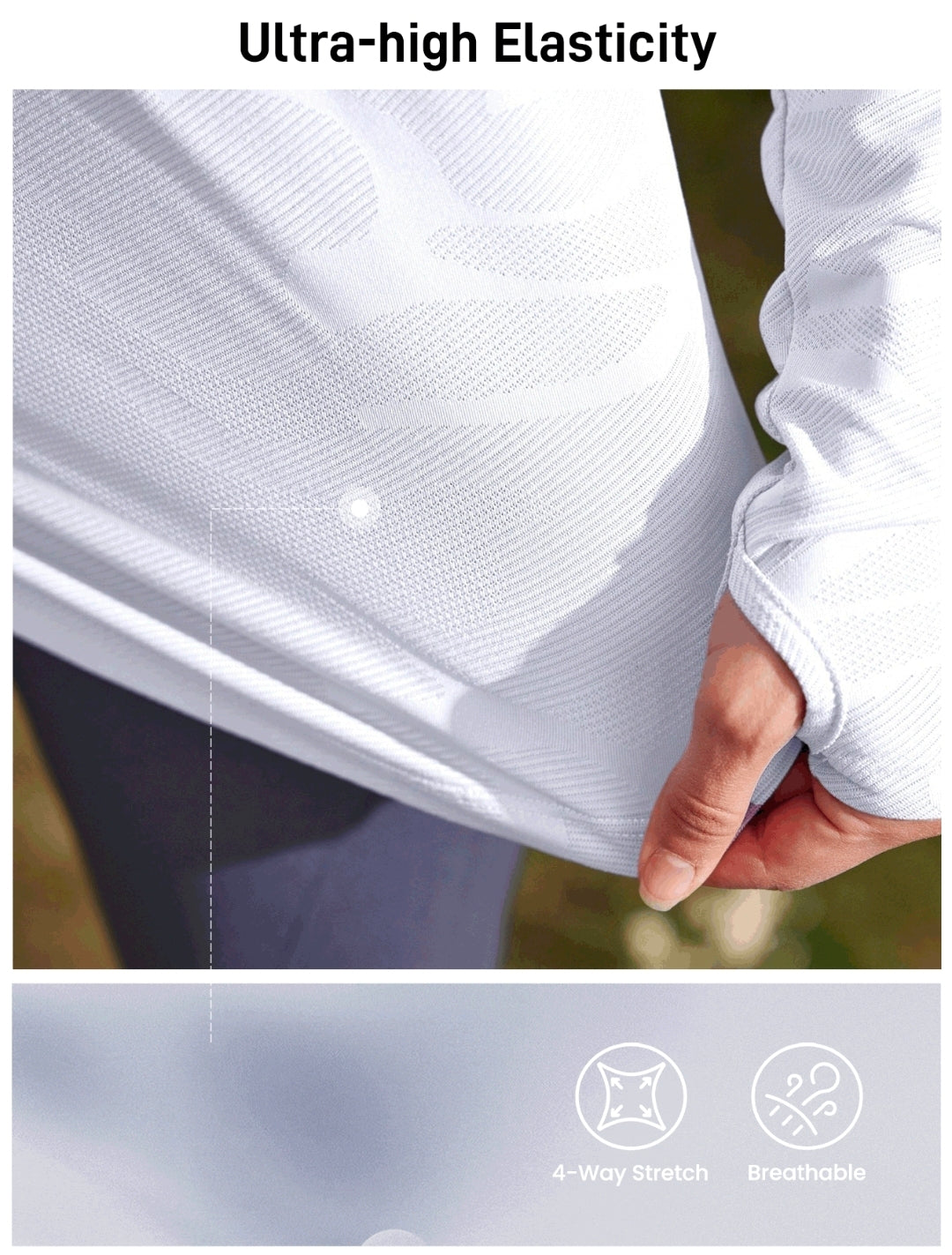 C151 Camisa manga larga blanca