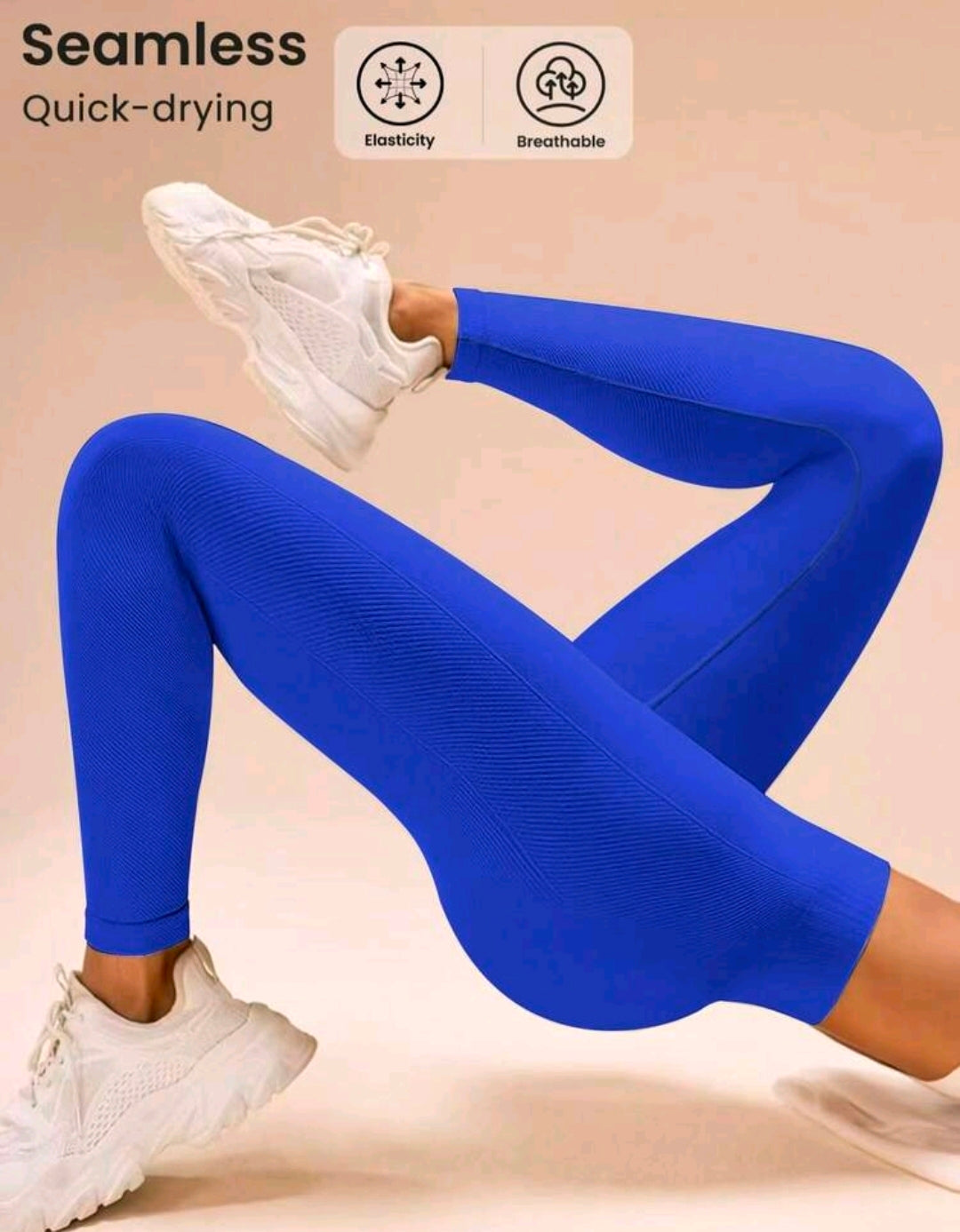 L192 Legging azul eléctrico levanta glúteos