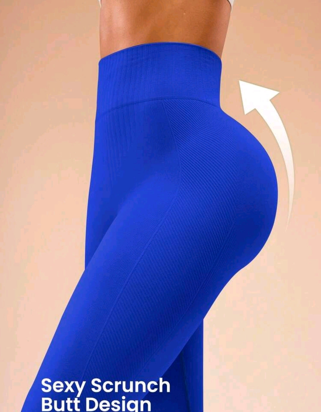 L192 Legging azul eléctrico levanta glúteos