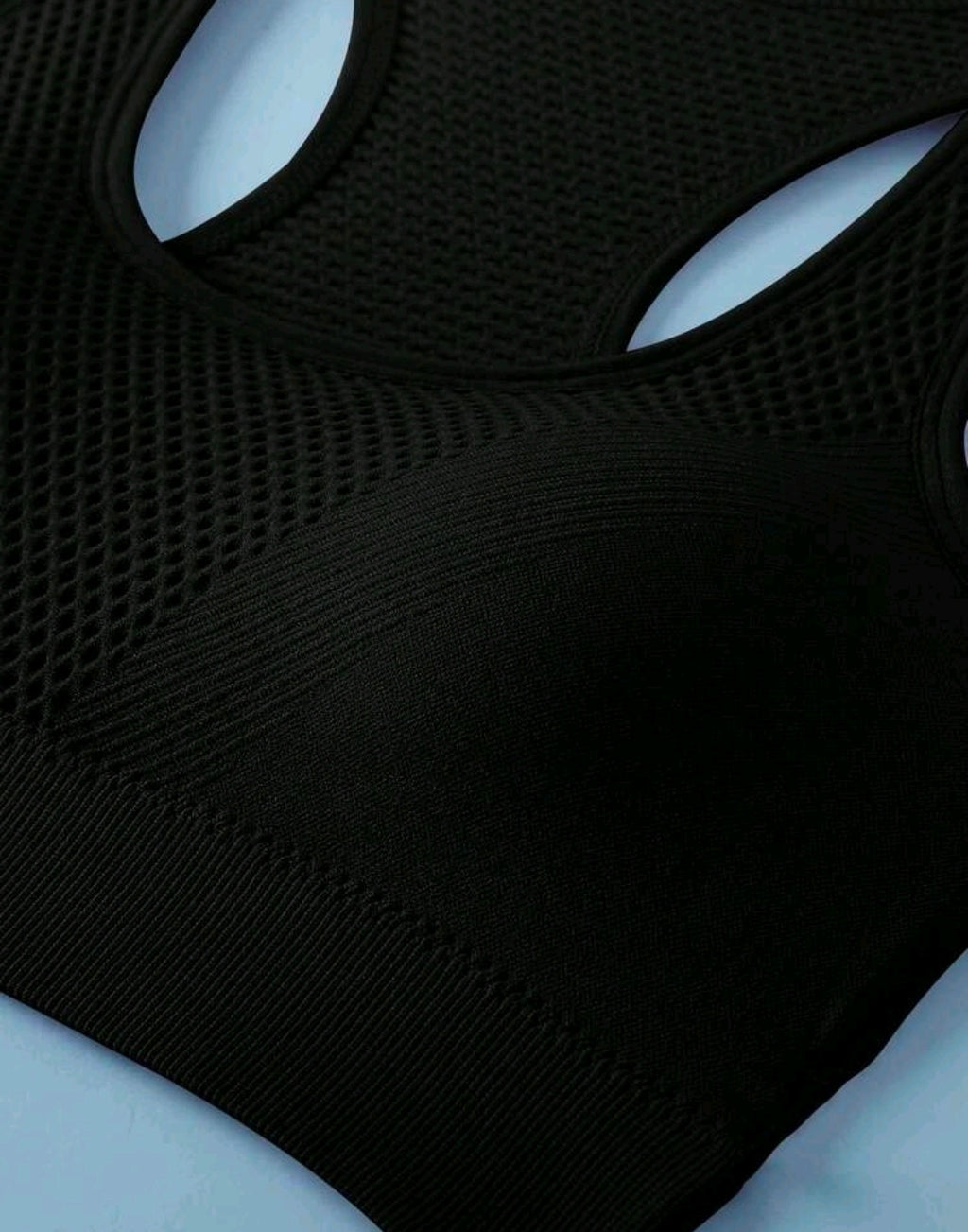 T108 Sportbra negro plain