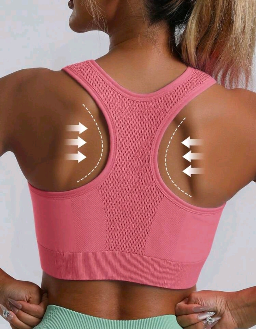 T109 Sportbra rosado plain