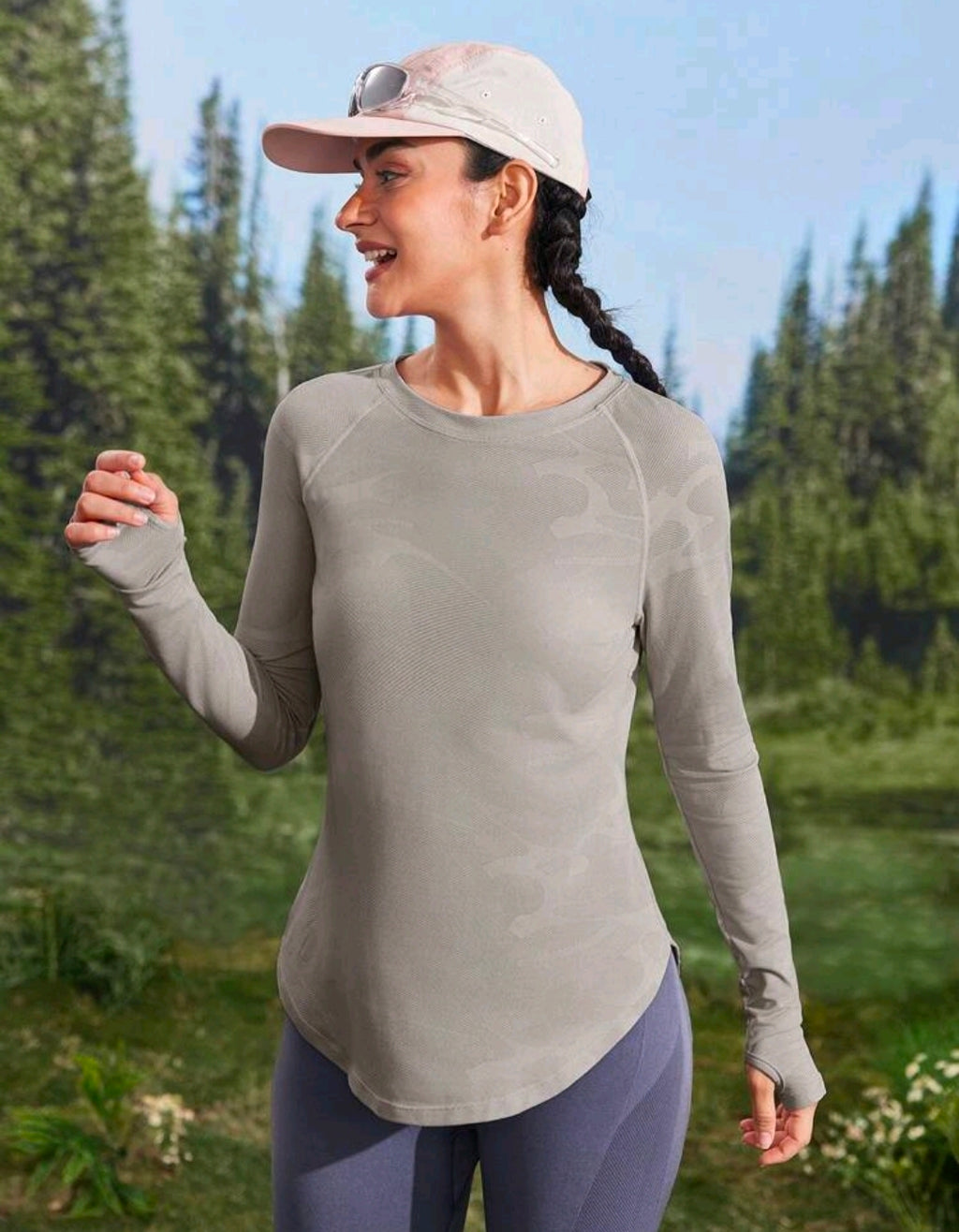 C154 Camisa manga larga gris
