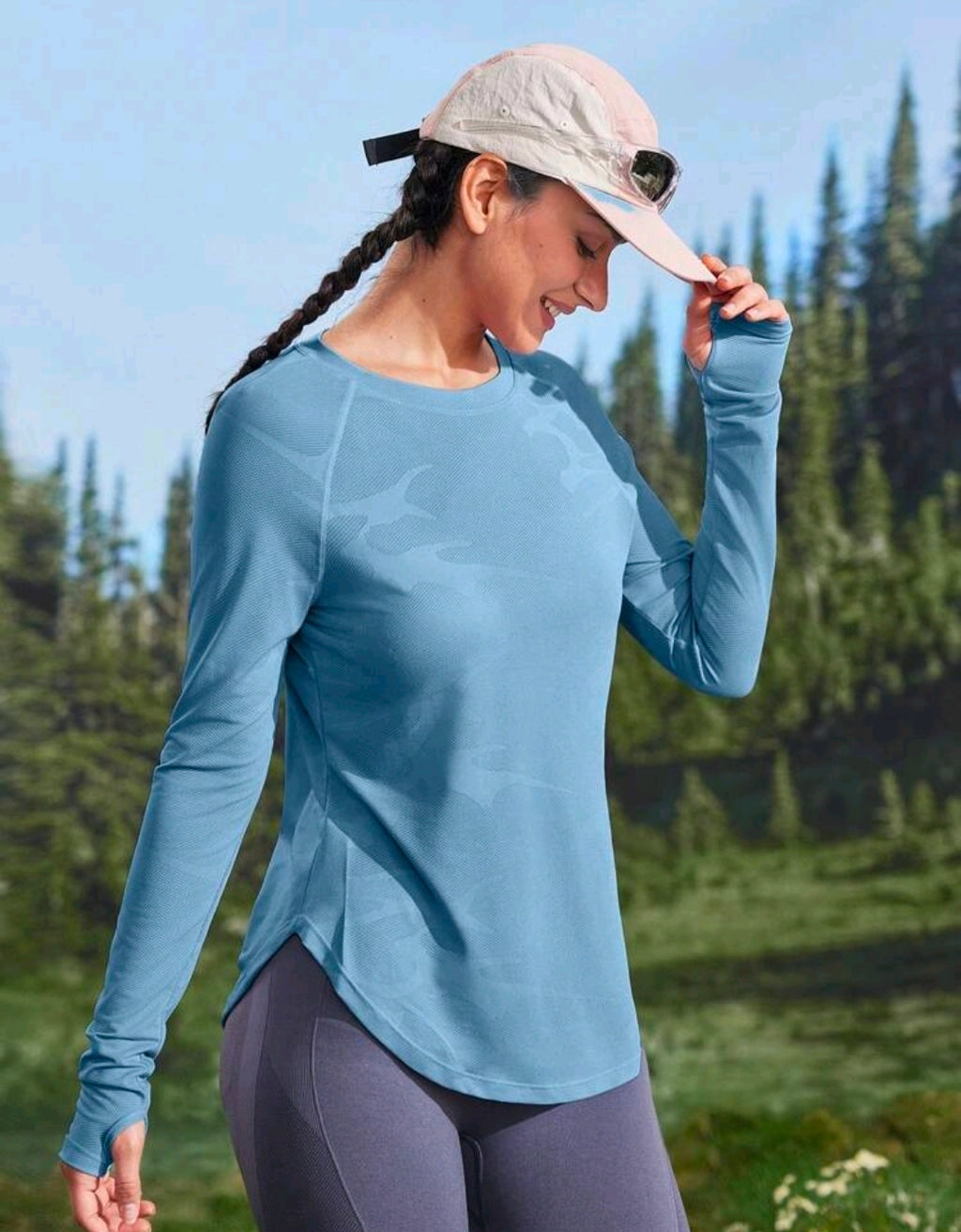 C153 Camisa manga larga azul celeste