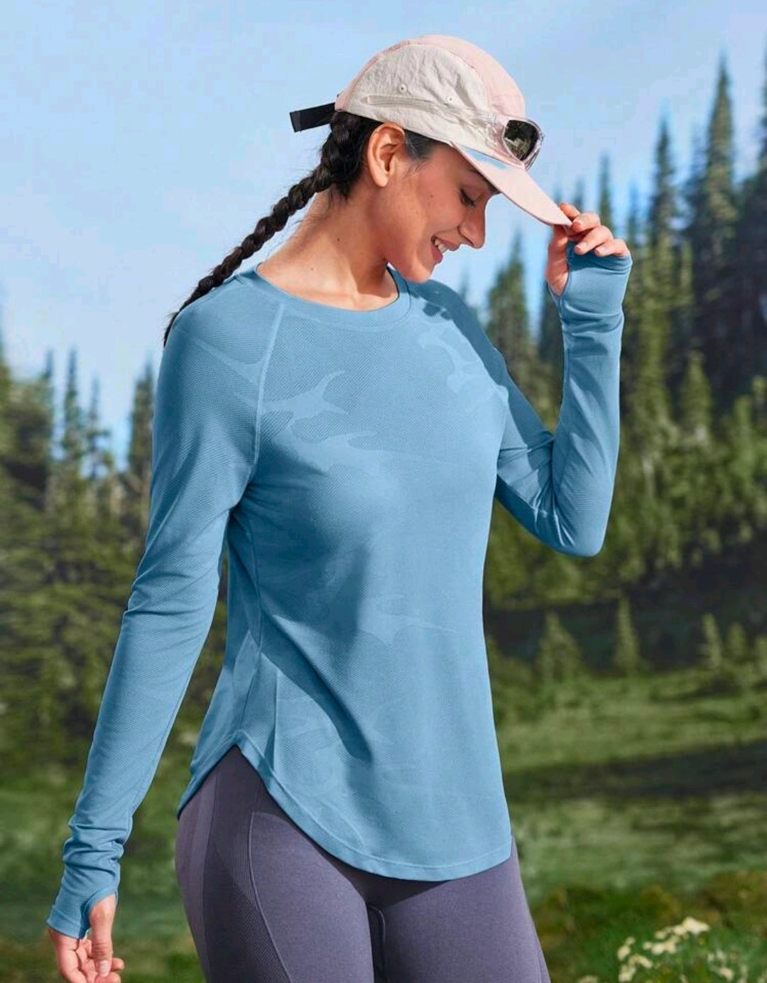C153 Camisa manga larga azul celeste