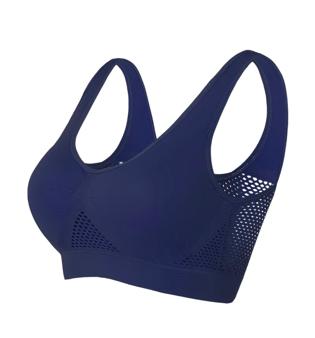 T105 Sport bra individual azul