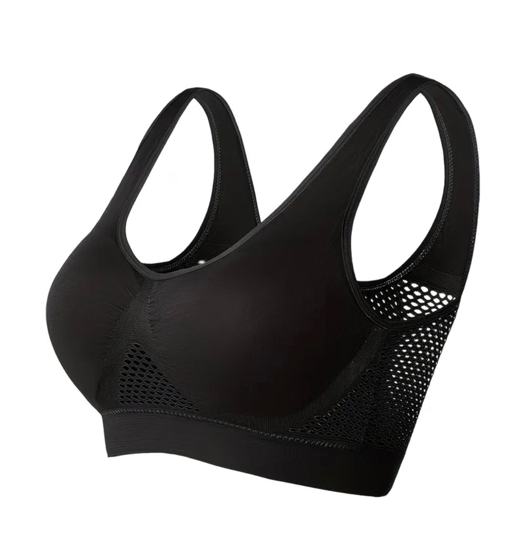 T106 Sport bra individual negro